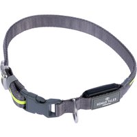 Zooplus Collier en nylon Nomad Tales Spirit USB LED jaune fluo et gris pour chien taille SM tour de cou 3550 cm