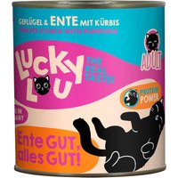 Lucky Lou Adult 6 x 800 g - Fjäderfä & anka