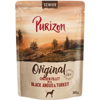 Purizon Senior Kycklingfilé med Black Angus - 6 x 300 g