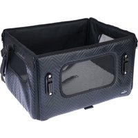 Nomad Tales bilbarnstol för hundar, svart - L 47,5 x B 38 x H 27,5 cm