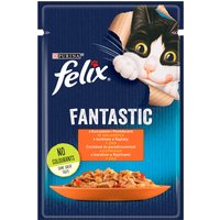 Felix Fantastic Pouches 26 x 85g - wet cat food - Chicken and Tomato