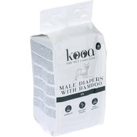 kooa mannelijke hondenluiers met bamboe maat XS 20-26cm 12 stuks hond — afbeelding 1