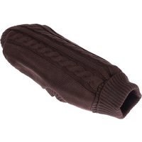 zooplus Basics pullover pour chien brun env 35 cm longueur du dos chien