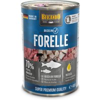 Lot économique : 24 x Belcando Baseline à la truite 400 g, nourriture humide pour chien