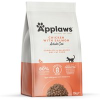 Applaws provpack med torr- och våtfoder - 2 kg Adult kyckling & lax + 6 x 70 g havsfisk