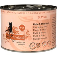 24x200g catz finefood poulet, thon - Pâtée pour chat
