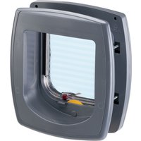 Ferplast hund- och kattlucka Swing 5 - Kattlucka, grå