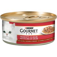 24x195g Gourmet canard et dinde nourriture humide pour chat