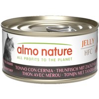 Almo Nature HFC Jelly 6 x 70 g - Tonfisk med havsabborre