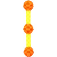 Flamingo gioco per cani Lipa stick con palline - Tg. L: Ø 6,5 x L 33,5 cm