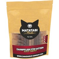 10x Canadian Cat Company soins dentaires bâtonnets de matatabi pour chat