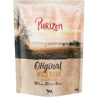 400g Purizon Adult Sanglier avec poulet sans céréales croquettes pour chat