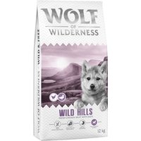 Wolf of Wilderness Junior "Wild Hills" anka - spannmålsfritt - 12 kg nytt recept