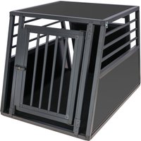 Kerbl Pet transportbur Vacation av aluminium, grafit - 92 x 65 x 65 cm