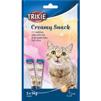 Trixie Creamy Snack med hvid fisk ActivBiome+ blanding: 15 x 14 g