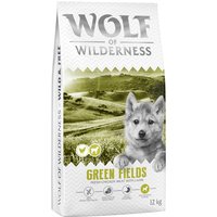 Wolf of Wilderness Junior "Green Fields" lamm - spannmålsfritt - 12 kg nytt recept