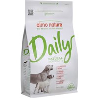 Lot économique : 2x 1,2 kg Almo Nature Daily all Breeds Bœuf et Riz nourriture pour chien sèche