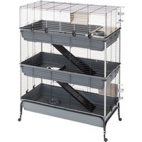 Ferplast Kleindierkooi Vital 120 - Drie Verdiepingen - L 120 x B 60 x H 167 cm
