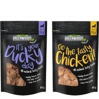 Greenwoods Nuggets 100 g - Pack de degustação - Pack misto: 1 x frango/1 x pato