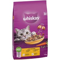 7kg Whiskas 1 +, poulet - Croquettes pour chat