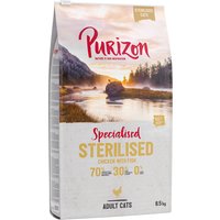 6.5kg Adult Sterilised poulet, poisson - sans céréales Purizon croquettes pour chat