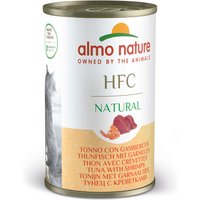 24x140g thon / crevettes Almo Nature Classic - Nourriture pour Chat