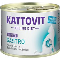 24x185g Gastro canard Kattovit - Pâtée pour chat