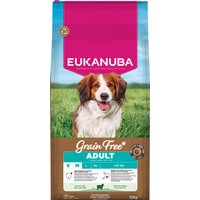 Eukanuba Grain Free Adult Small & Medium Breed Lamb - 12 kg