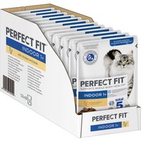 96x85g Indoor 1+ poulet et petits pois Perfect Fit - Pâtée pour chat