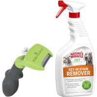 poils courts, S - largeur du peigne : 3,8cm Outil deShedding FURminator brosse pour chien