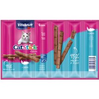 6x6g Vitakraft Cat Stick Classic saumon - Friandises pour chat