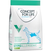 4kg Hypoallergenic Insect Concept for Life VET - Croquettes pour chien