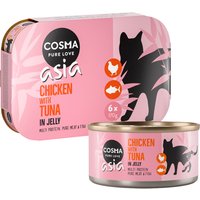 Cosma Asia i gelé 6 x 170 g - Kyckling & tonfisk