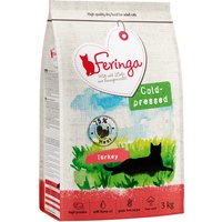 3kg Feringa Adult Croquettes pressées à froid dinde - Croquettes pour chat