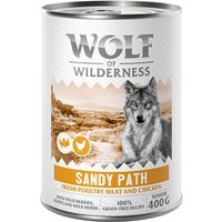 Wolf of Wilderness Senior “Expedition” 6 x 400 g - Sandy Path - Fjäderfä & kyckling