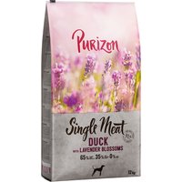 Purizon Single Meat Adult Duck Apple - spannmålsfritt - 12 kg