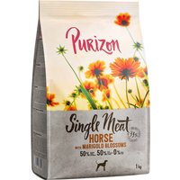 Purizon Single Meat Adult cheval, patate douce, fleurs de souci - sans céréales pour chien - 1 kg
