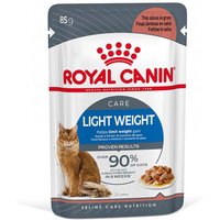 12x85g Light Weight Care en sauce Royal Canin - Pâtée pour chat