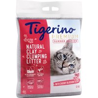 12kg Canada senteur fleurs de cerisier Tigerino - Litière pour Chat