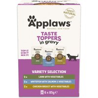 Applaws Taste Toppers mixpack 6 x 85 g - Blandpack i sås