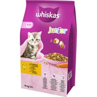 2x14kg Whiskas Junior Croquettes pour chaton