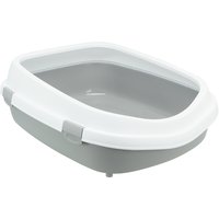 Bac à litière Trixie Primo XXL gris/blanc - pour chat