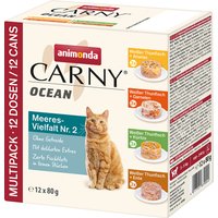 12x80g Ocean lot mixte II 3 x 4 saveurs Animonda Carny - Pâtée pour chat