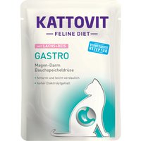 Kattovit Gastro Pouches 24 x 85g - Salmon & Rice