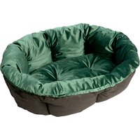 Ferplast Siesta Deluxe avec housse Sof vert velours pour chien et chat - taille 10