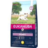 3kg Eukanuba Puppy Small Breed poulet - Croquettes pour chien