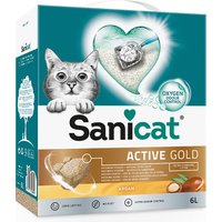 6L Litière Sanicat Active Gold - pour chat