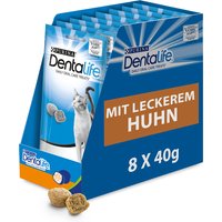 8x40g PURINA Dentalife Friandises à mâcher au poulet - Friandises pour chat