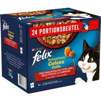 24x85g Felix Sensations gelée sélection de la campagne - Pâtée pour chat