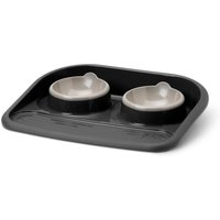 Gamelle double 2x300mL Savic Butler pour chat et petit chien